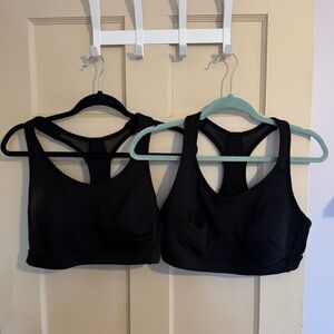 Bundle 2 Avia Black Racerback Sports Bras